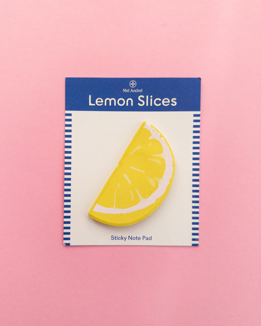 Lemon Slice Die-cut Sticky Notes