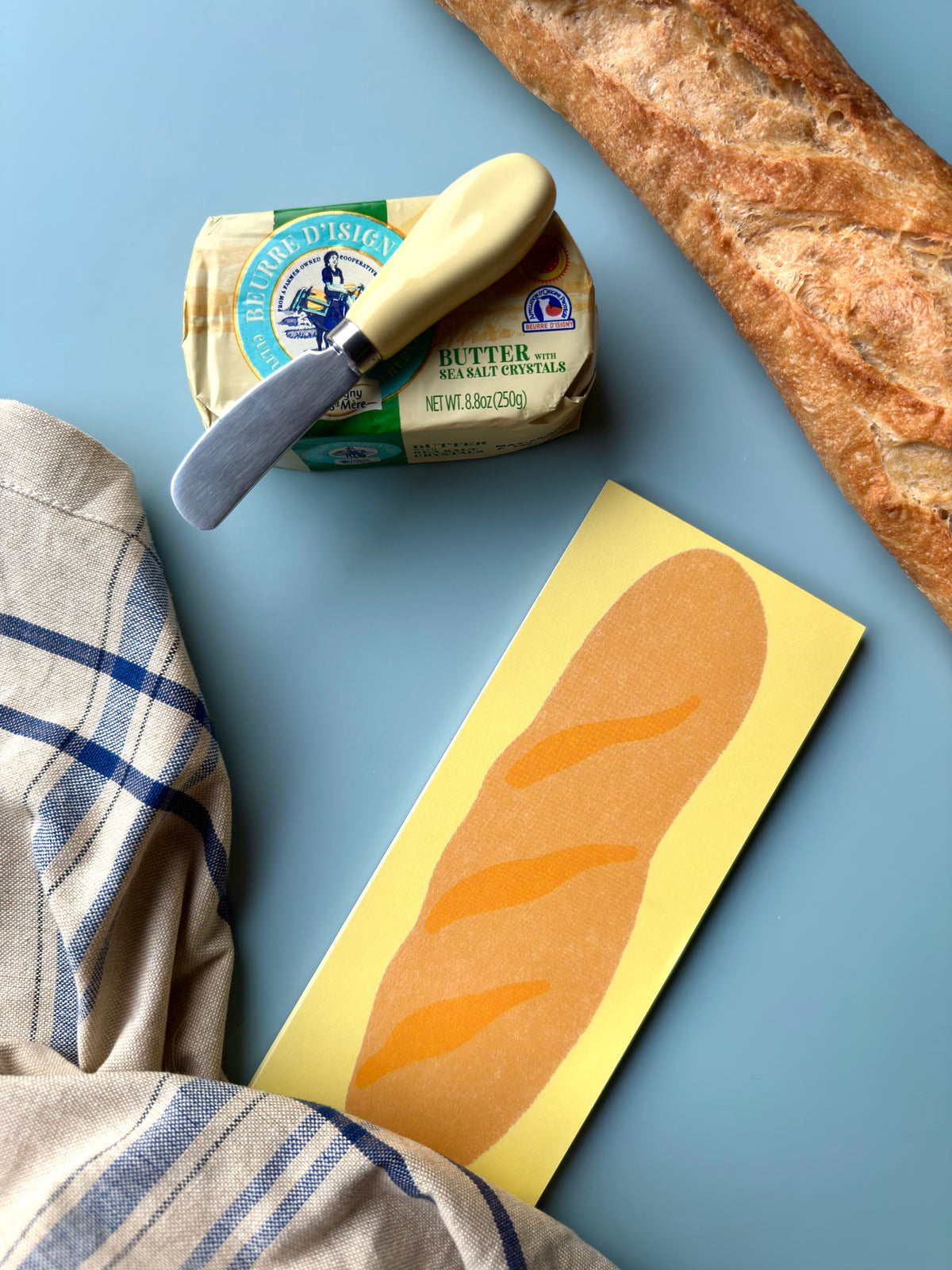 Baguette Memo Pad - Grocery List Notepad