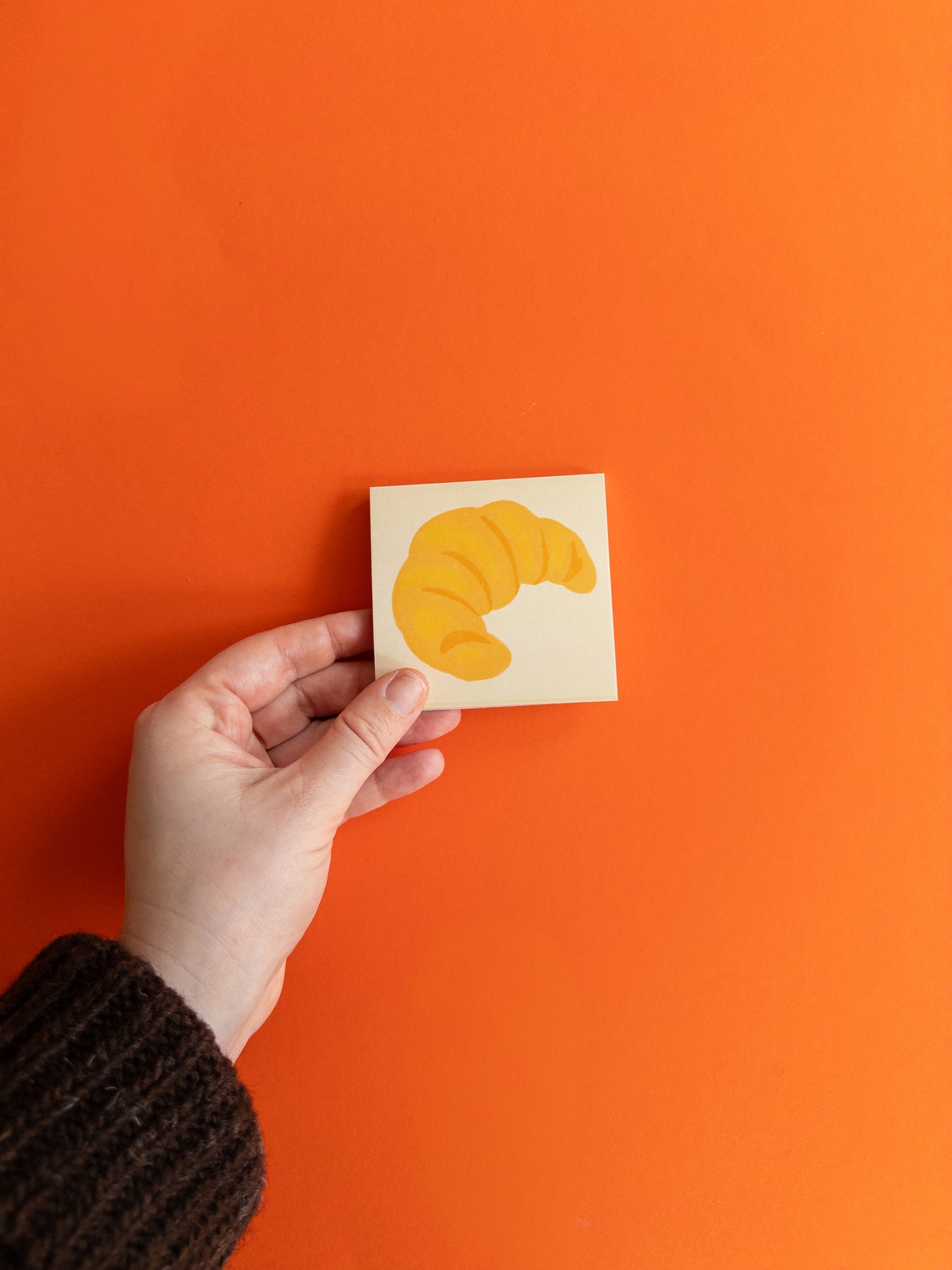 Croissant Sticky Notes