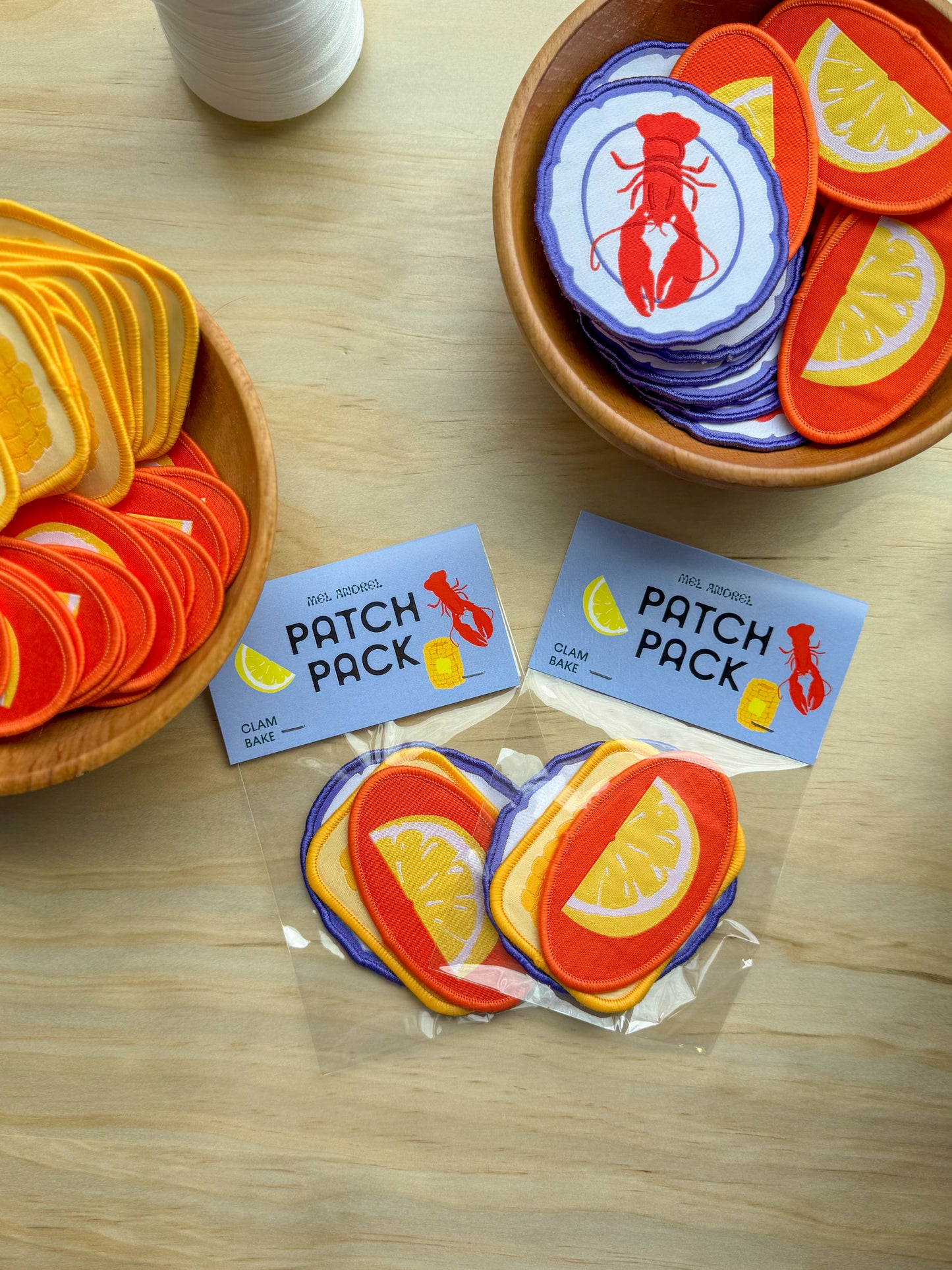 Mel Andrel x The Drift Collective Patch Pack - Clam Bake