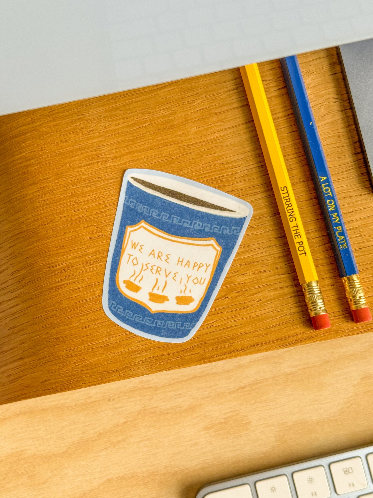NYC Coffee Cup Vinyl Sticker