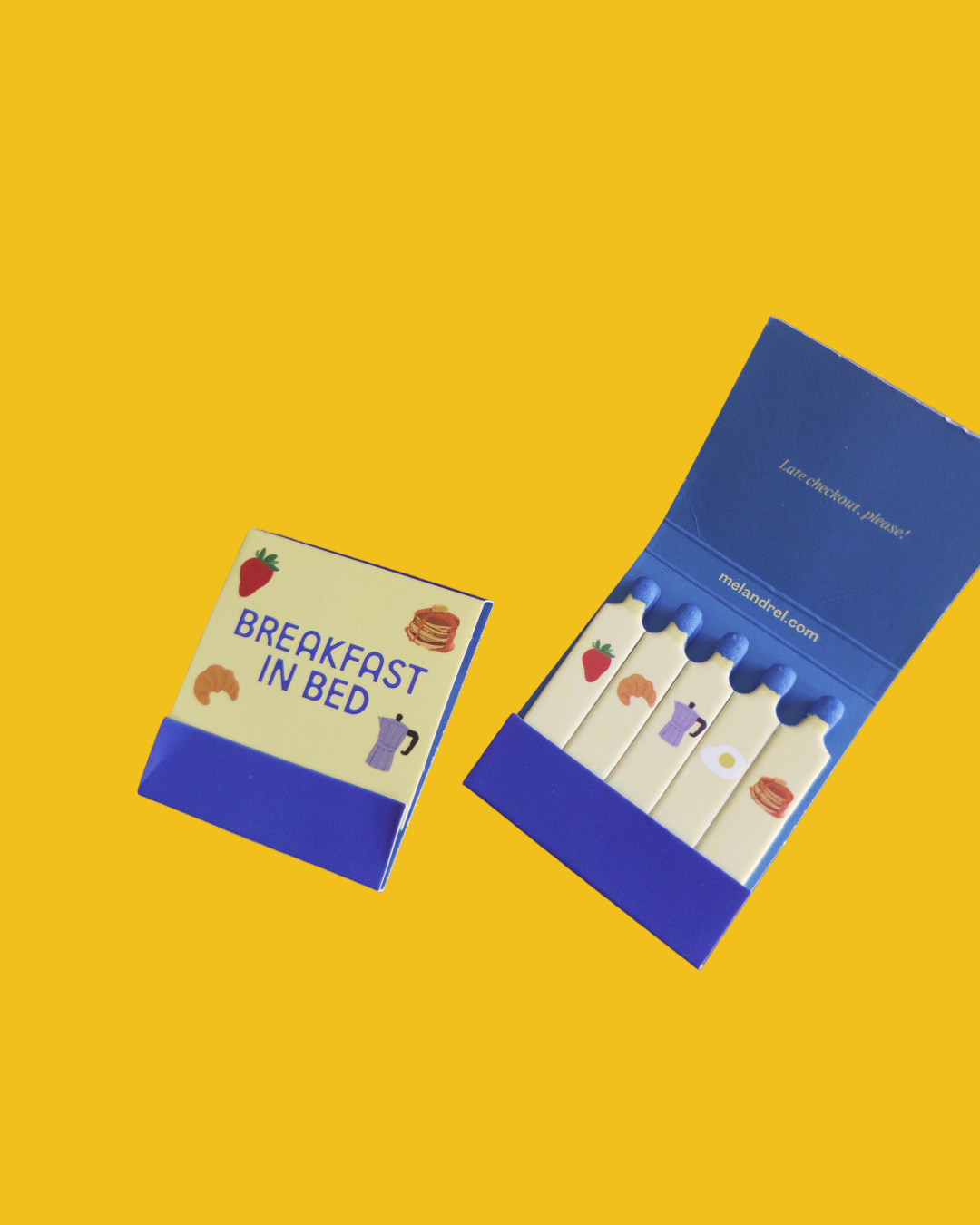 Breakfast in Bed Matchbook
