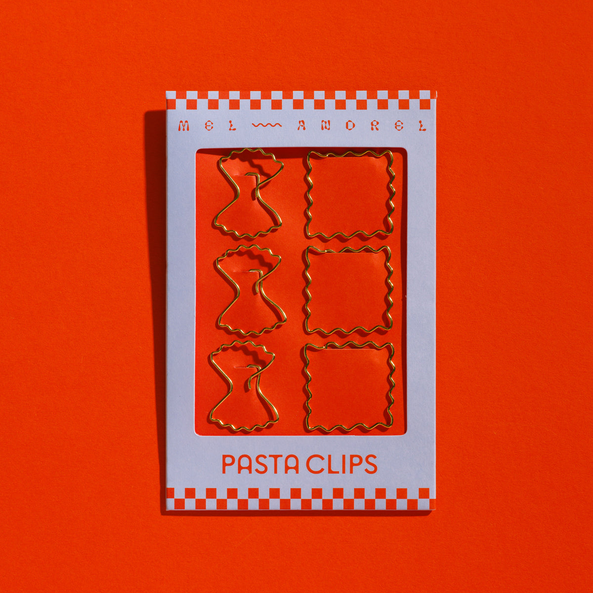 Pasta Paper Clips - Ravioli + Farfalle Preorder