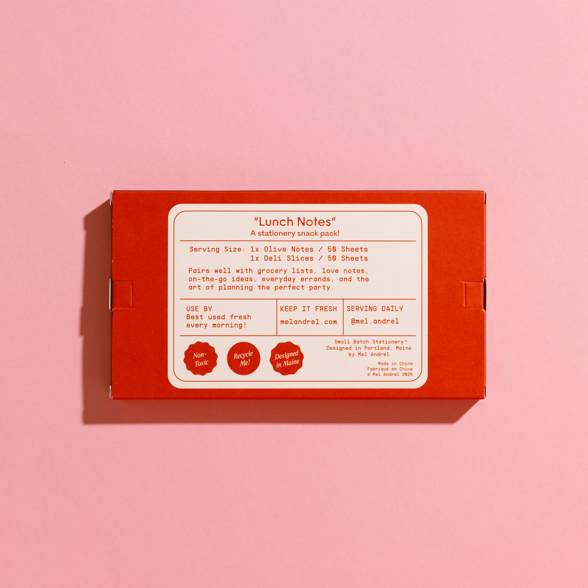 Lunch Notes Sticky Note 2 pk Preorder
