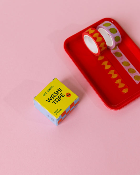 Olive & Pasta Washi Tape Two-Pack