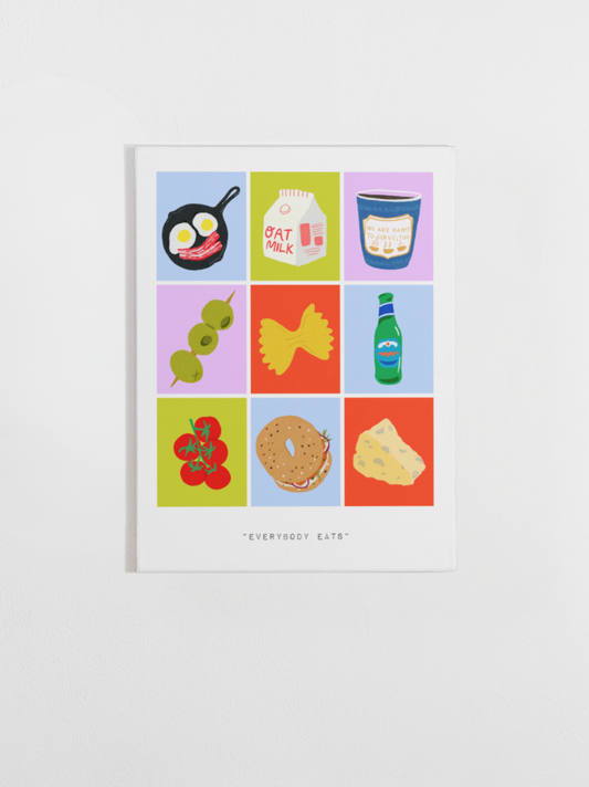 Everybody Eats Art Print