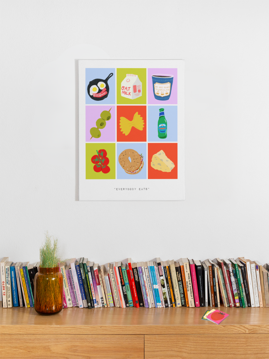 Everybody Eats Art Print
