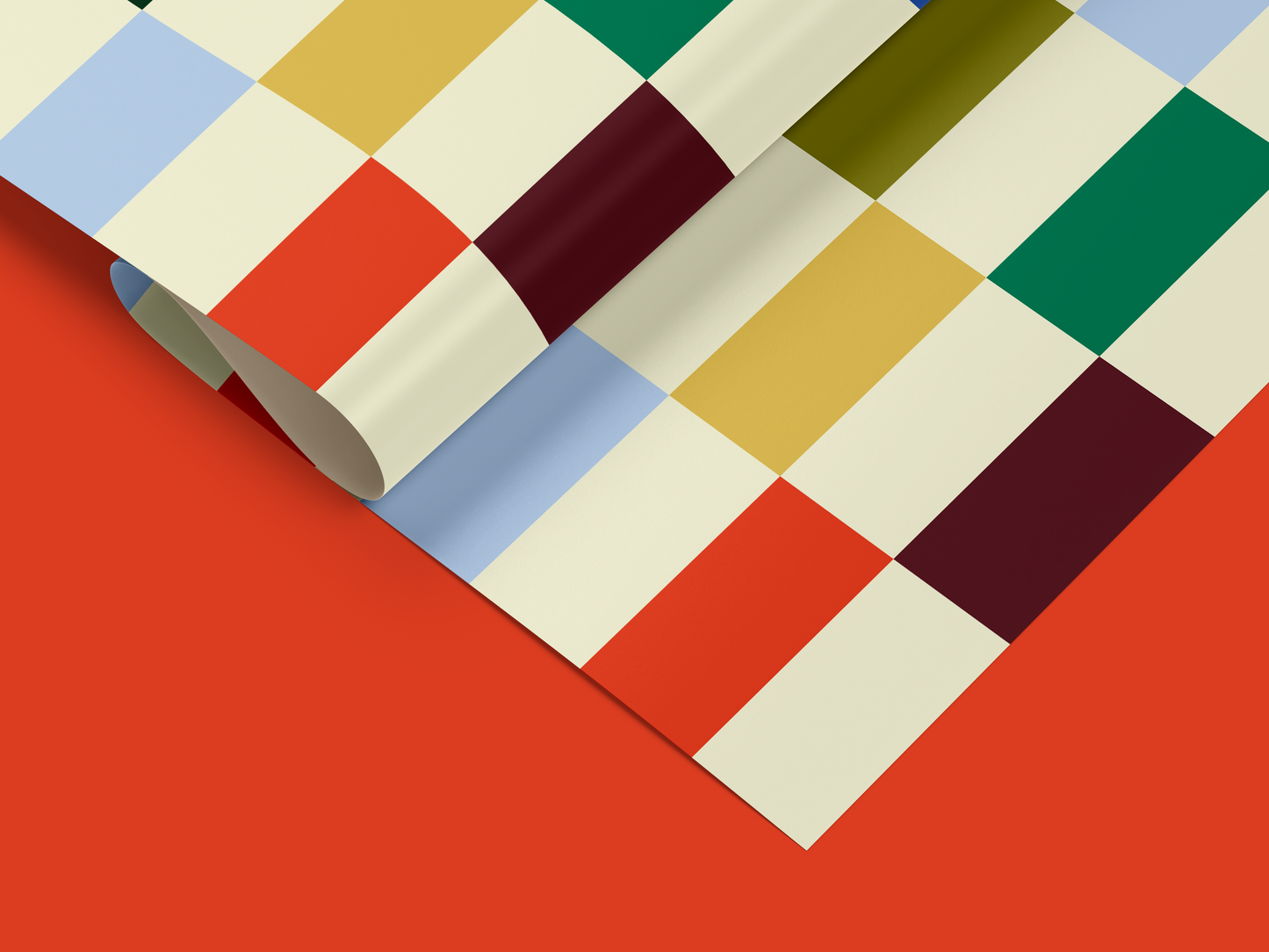 Potluck Wrapping Paper- Roll of 3 Sheets