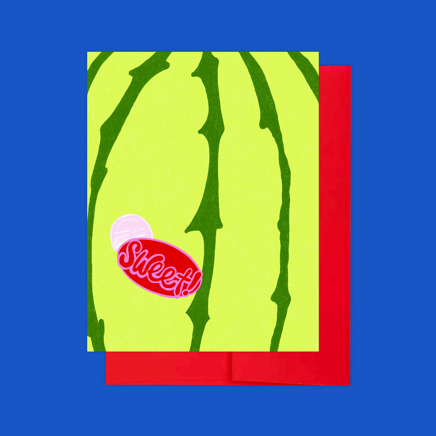 So Sweet Watermelon Card - All Occasion Greeting Card