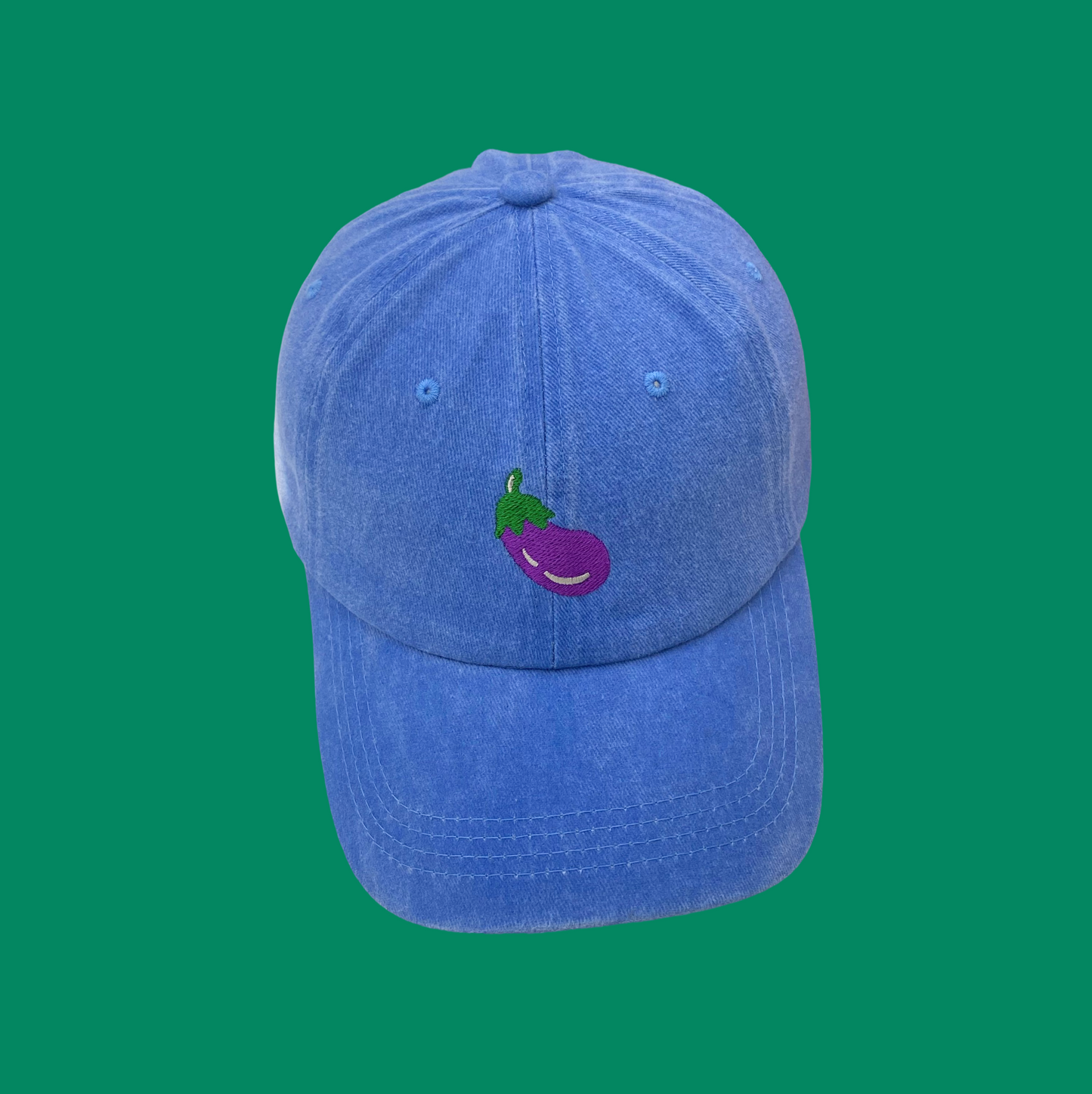 Eggplant Washed Baseball Cap/Dad Hat