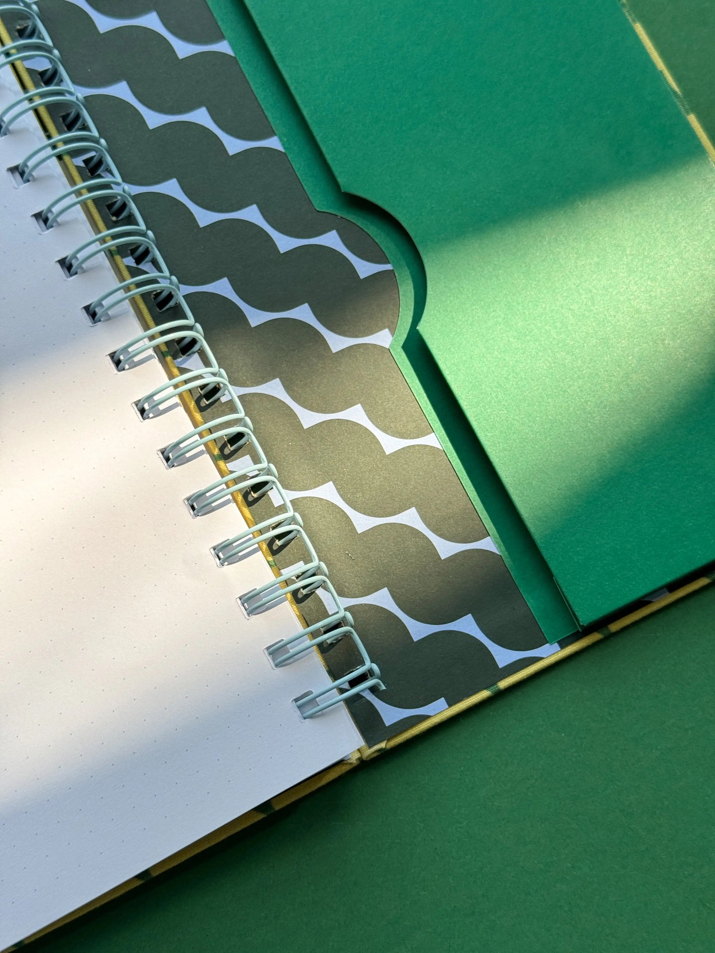 Rotini Spirals A5 Dot Grid Notebook