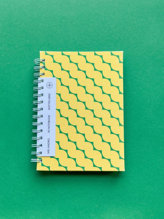 Rotini Spirals A5 Dot Grid Notebook