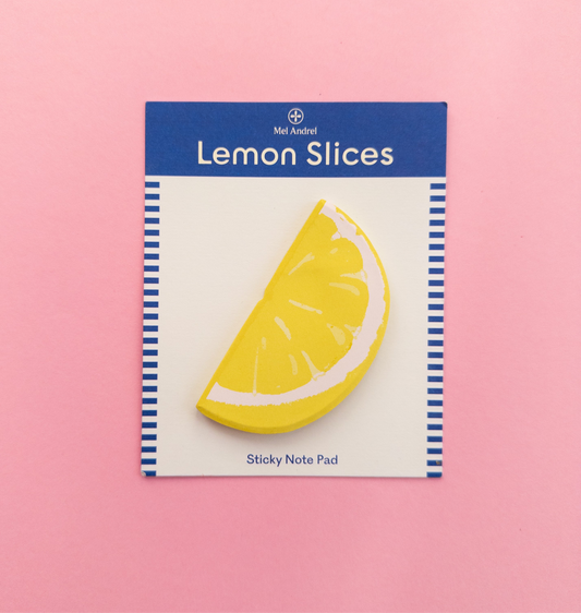 Lemon Slice Die-cut Sticky Notes