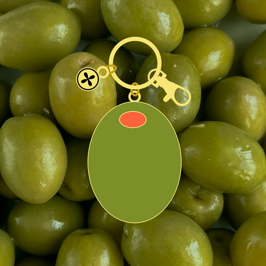 Olive Enamel Keychain & Bag Charm Preorder