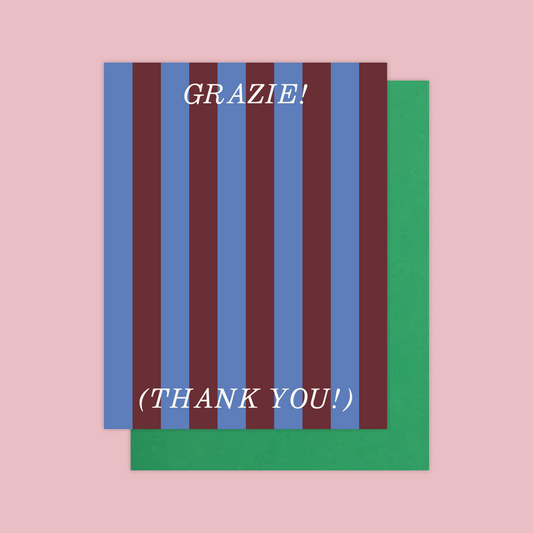 Grazie Thank You Card