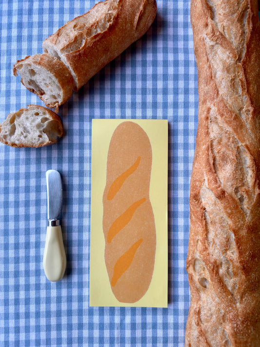 Baguette Memo Pad - Grocery List Notepad