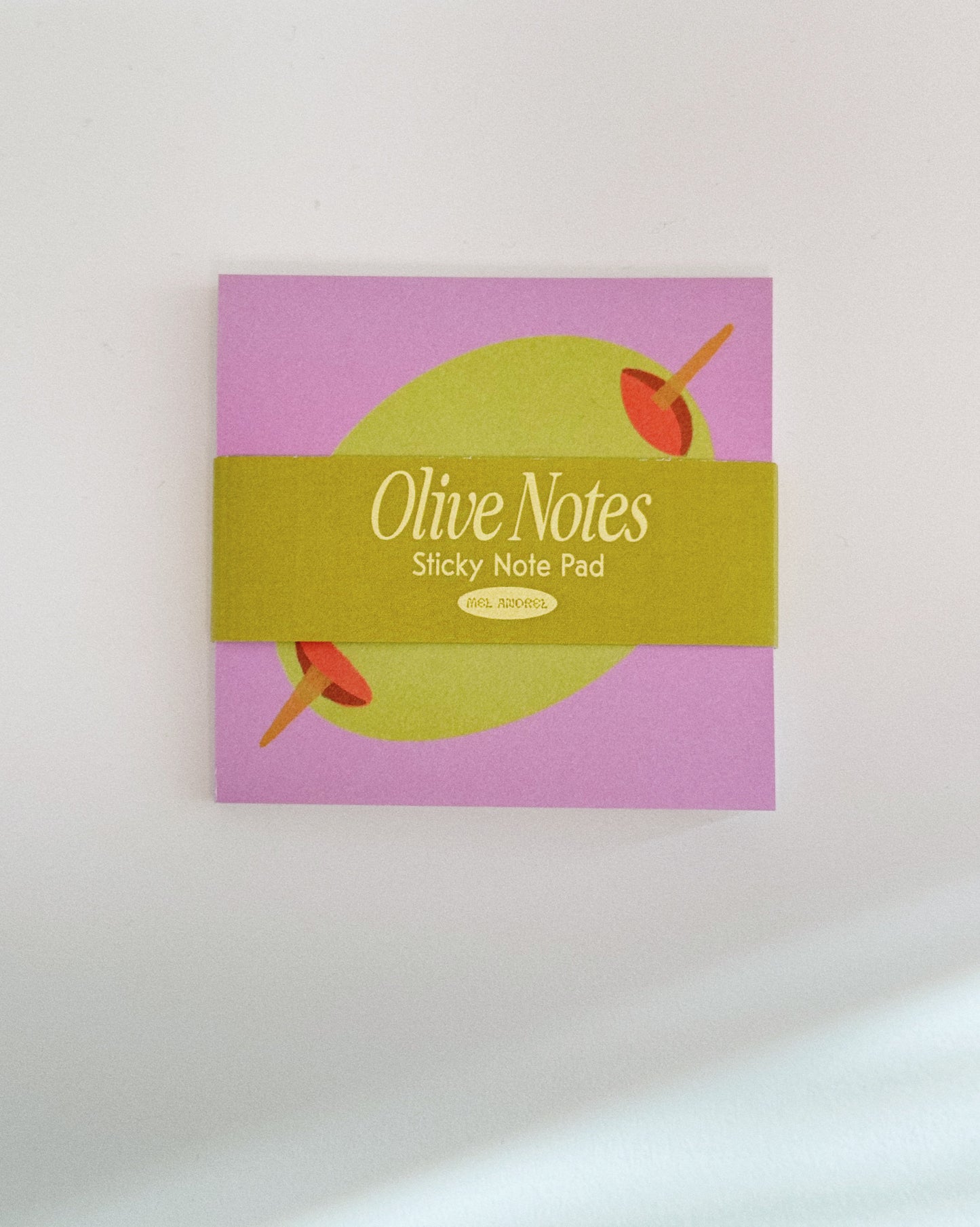 NEW Olive Sticky Notes