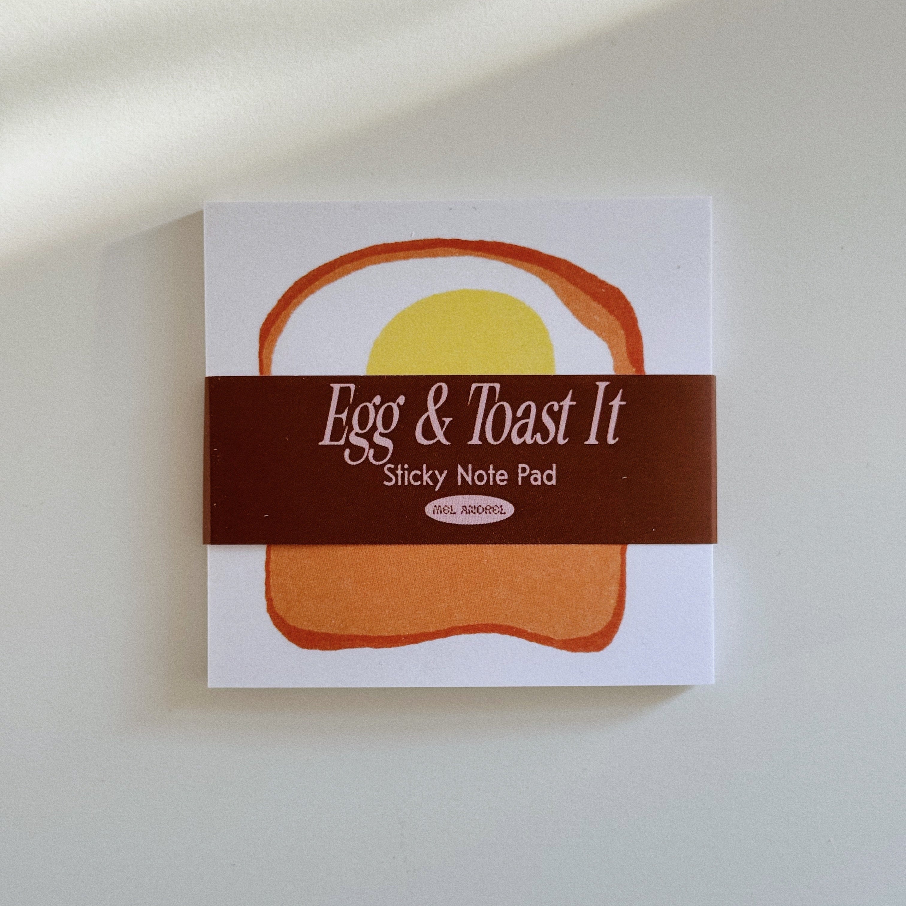 Egg & Toast It Sticky Notes – Mel Andrel