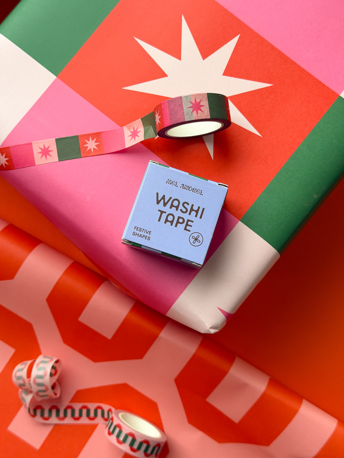 Festive Shapes Washi Tape Two-Pack