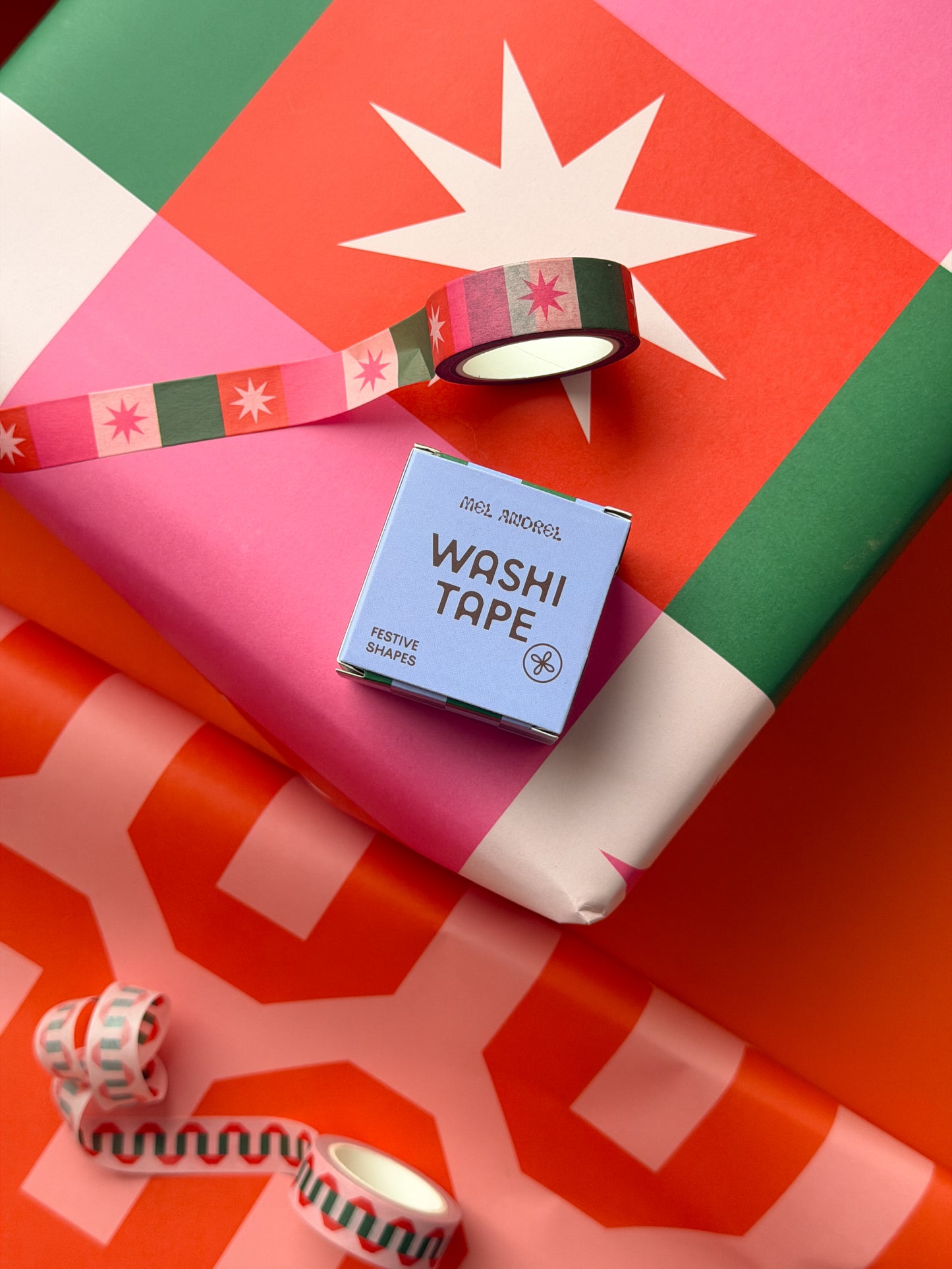 Festive Shapes Washi Tape Two-Pack