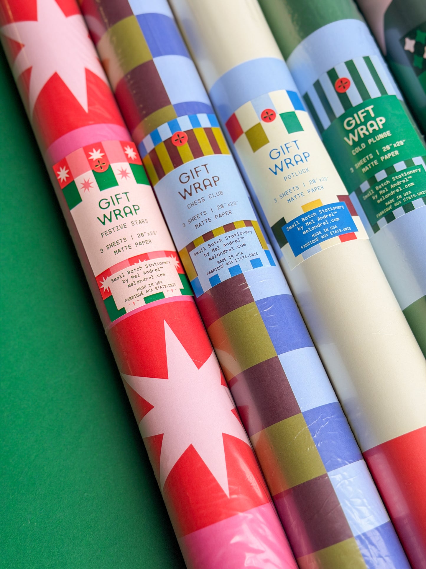 Chess Club Wrapping Paper- Roll of 3 Sheets