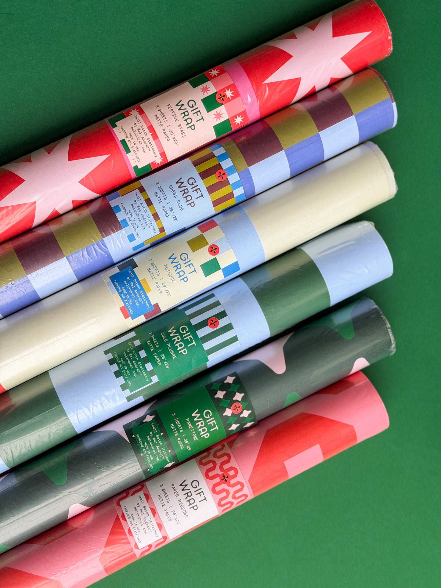 Chess Club Wrapping Paper- Roll of 3 Sheets