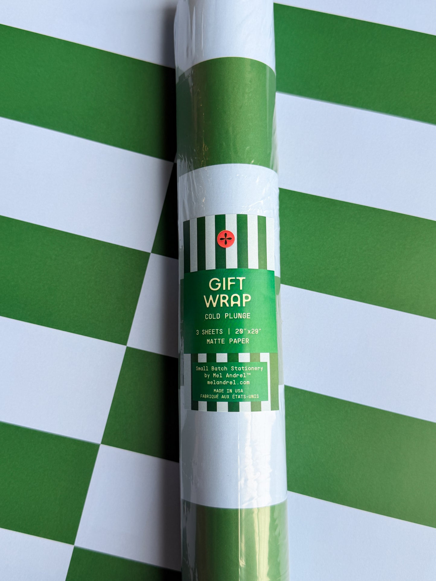 Cold Plunge Wrapping Paper- Roll of 3 Sheets