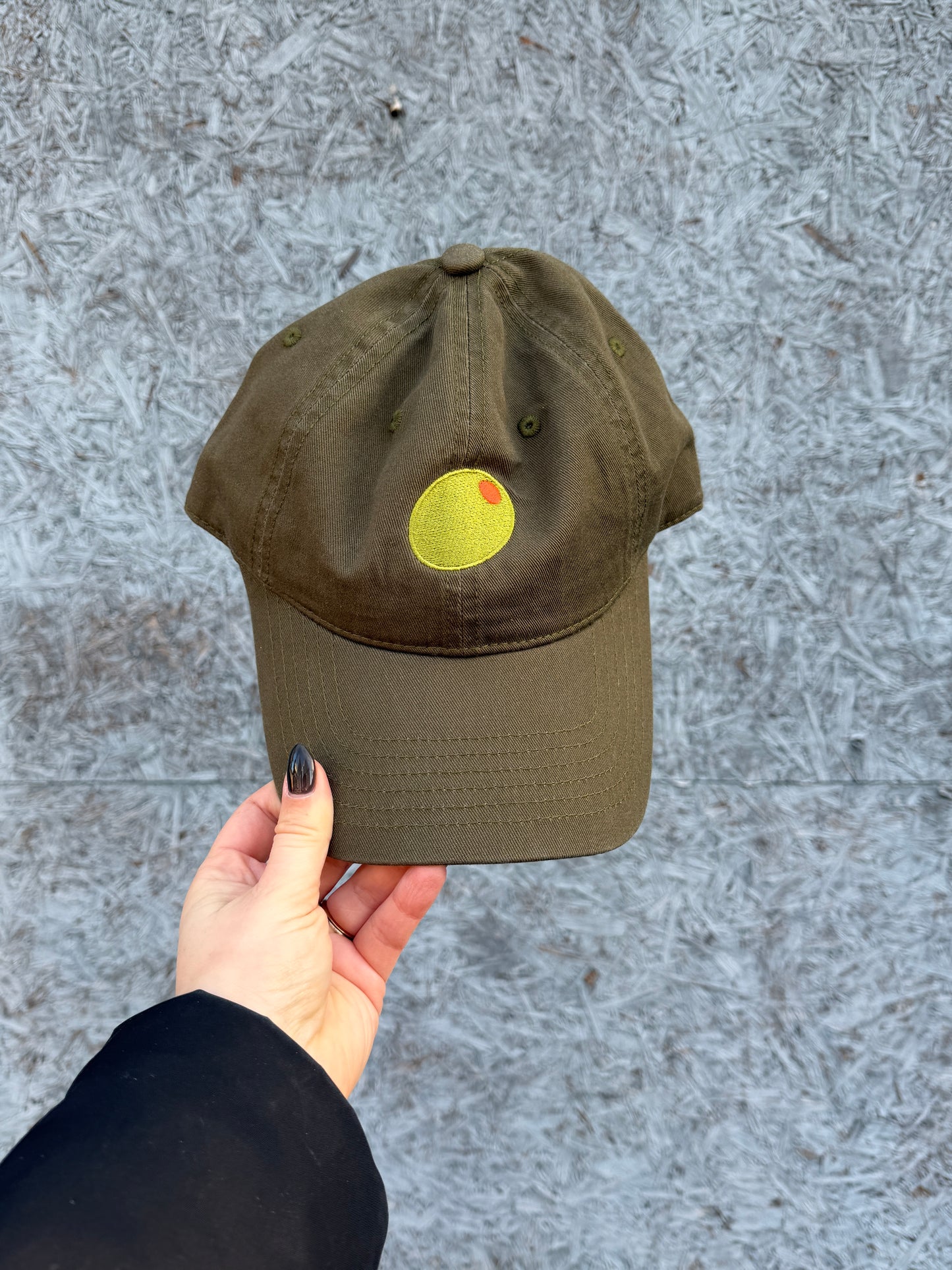 Olive Baseball Cap/Dad Hat