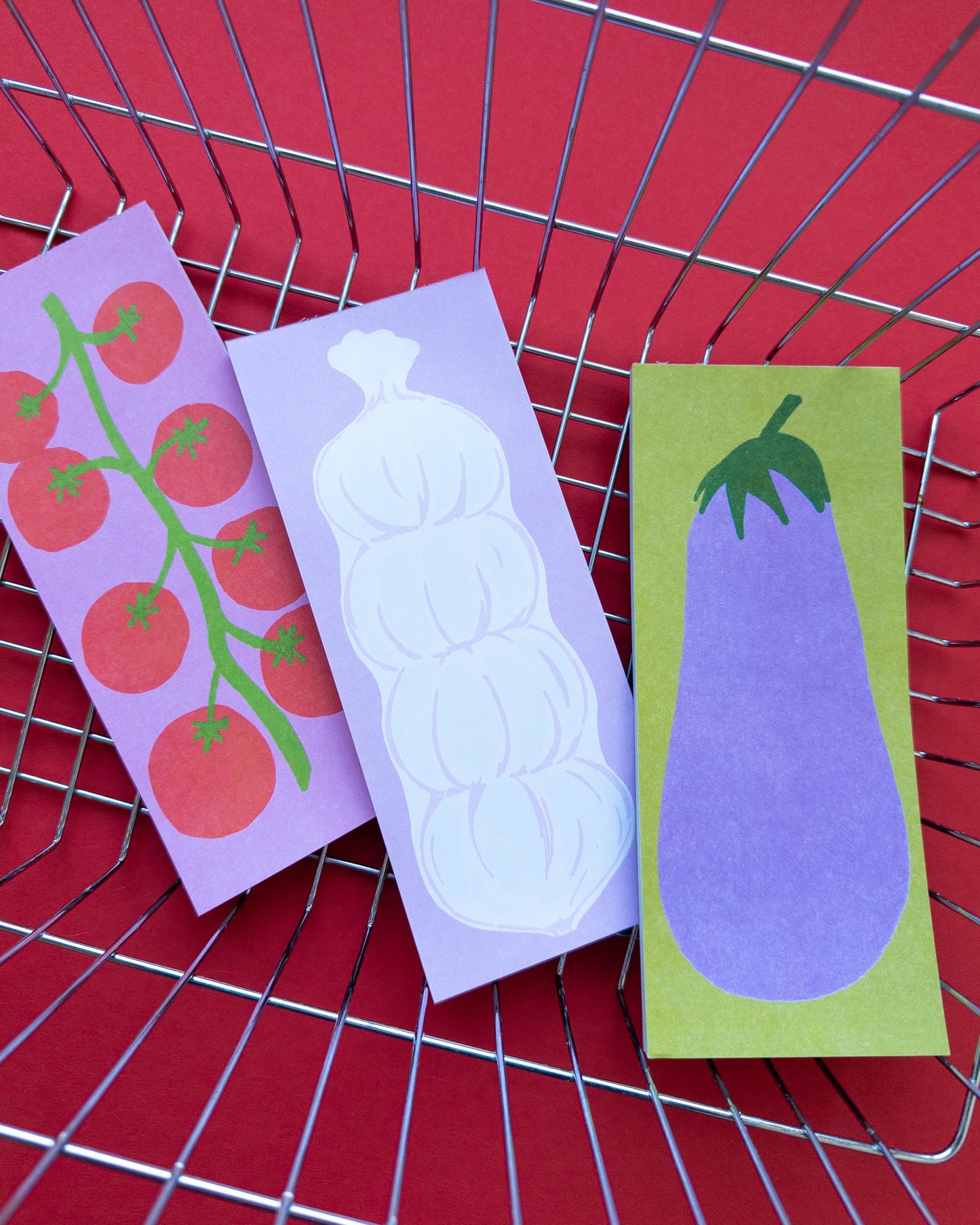 Eggplant Memo Pad - Grocery List Notepad