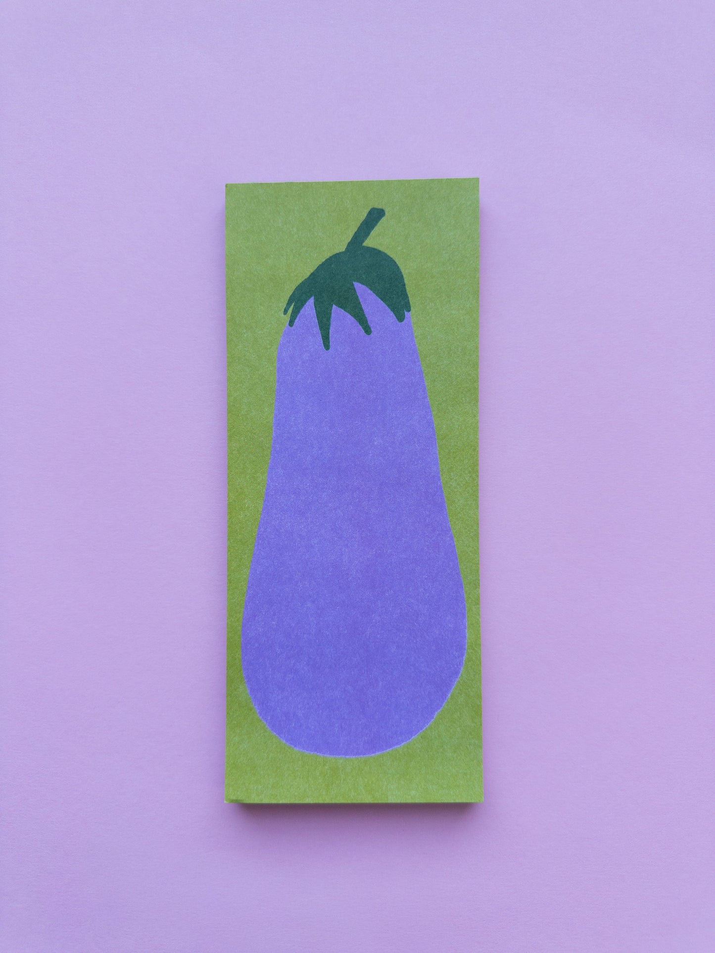 Eggplant Memo Pad - Grocery List Notepad