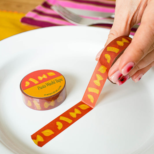 Pasta Shape Washi Tape