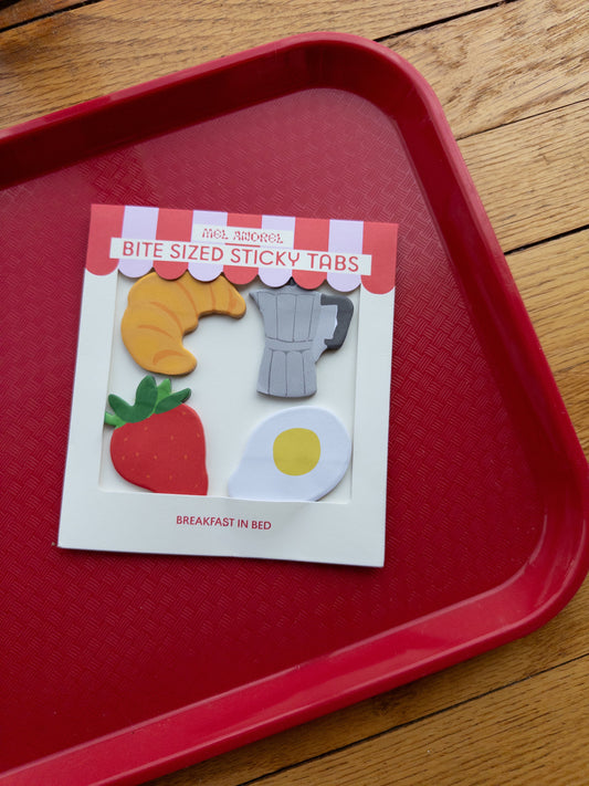 Bite Sized Mini Sticky Tabs: Breakfast in Bed