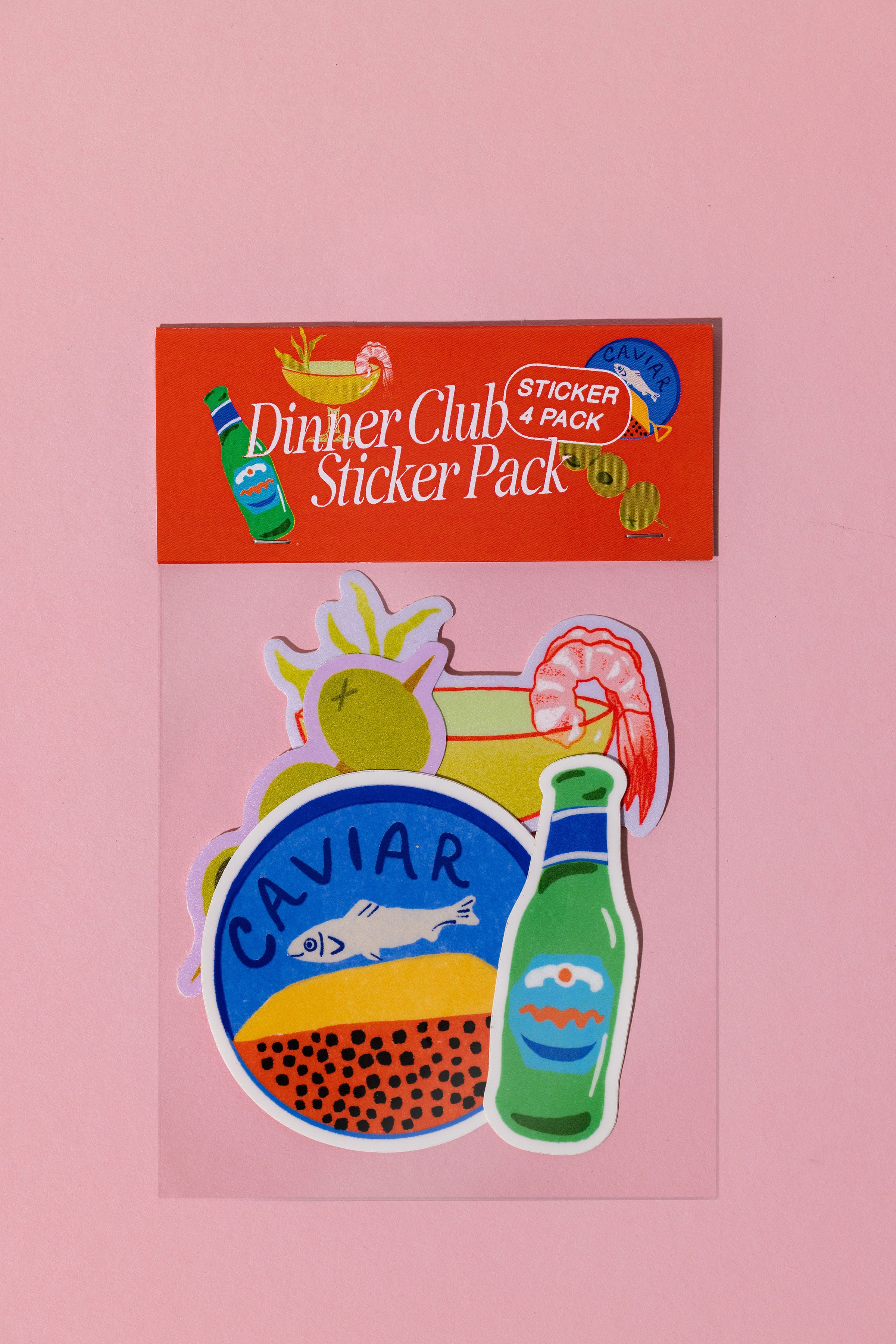 Dinner Club Sticker Pack – Mel Andrel