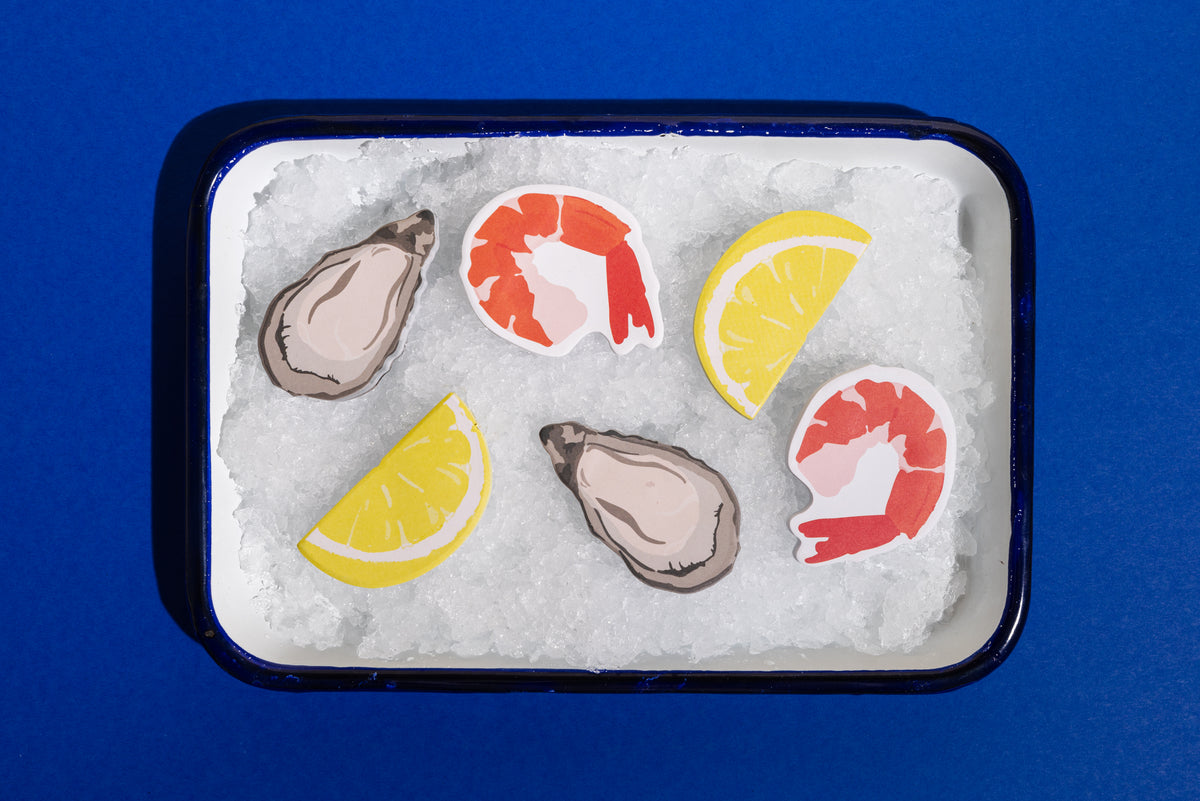 Shrimp Die-cut Sticky Notes