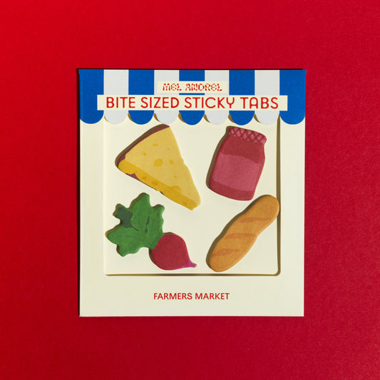 Bite Sized Mini Sticky Tabs - Farmers Market