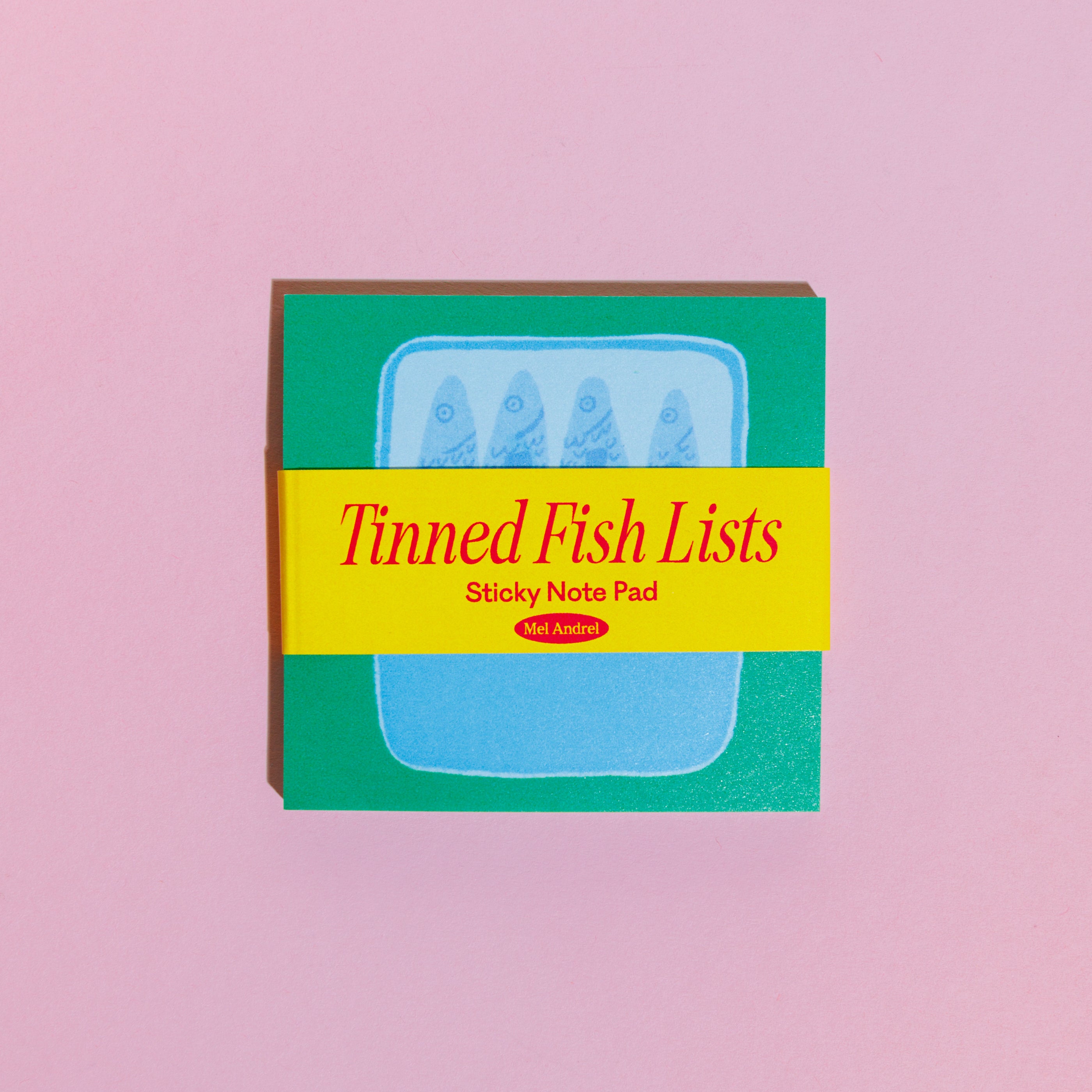 Tinned Fish Lists Sticky Notes – Mel Andrel