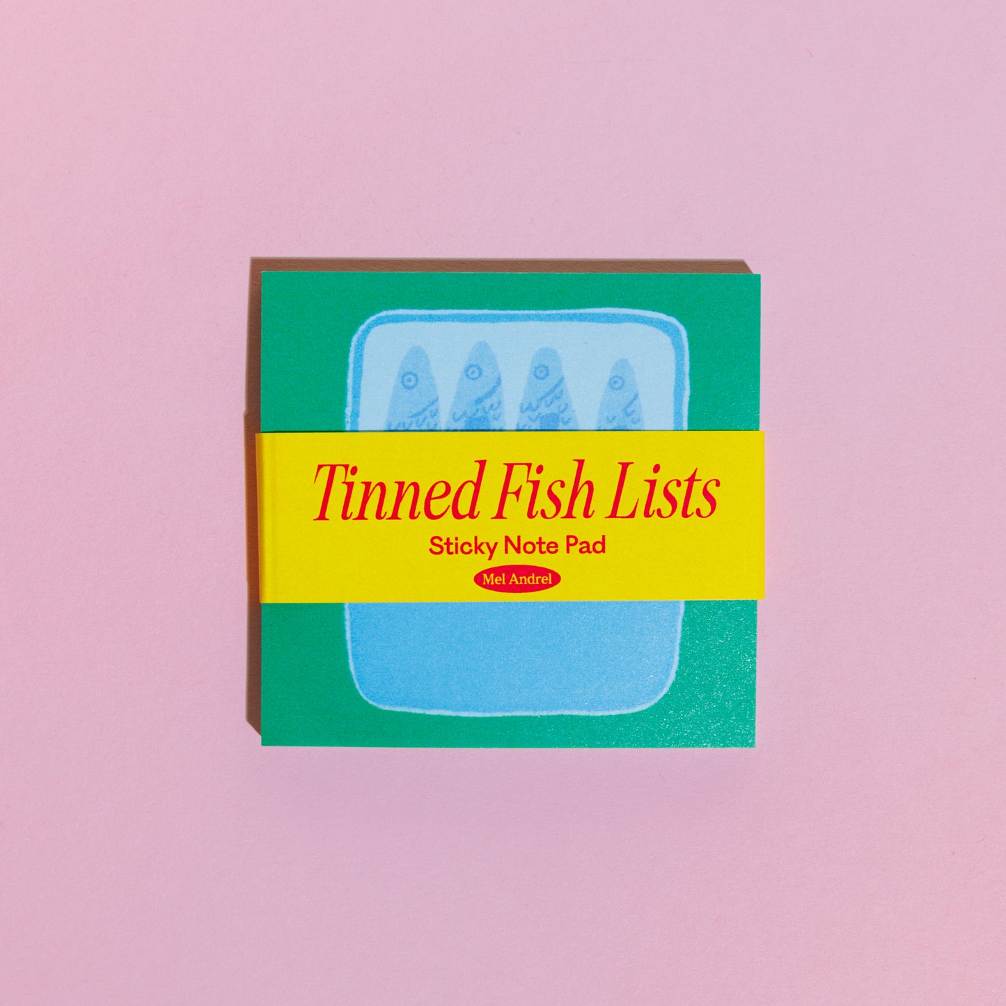 Tinned Fish Lists Sticky Notes