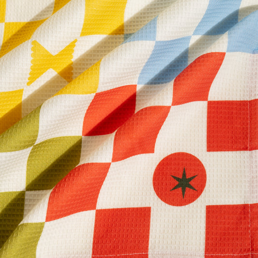 Waffle Tea Towel - Potluck