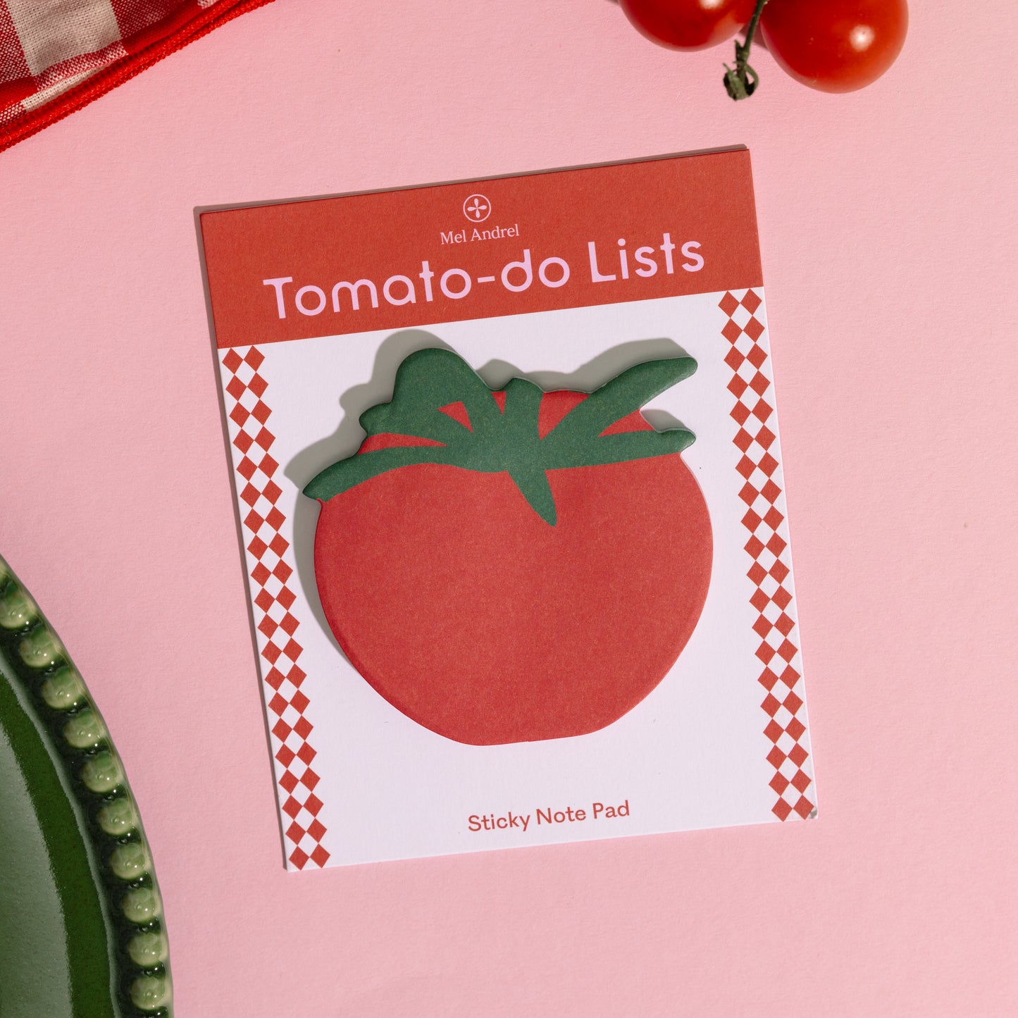 Tomato-do List Die-cut Sticky Notes