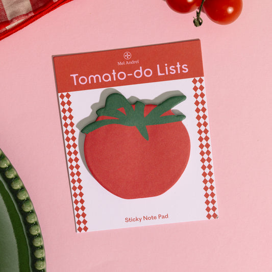 Tomato-do List Die-cut Sticky Notes