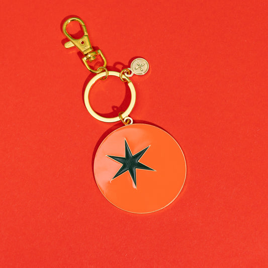Tomato Enamel Keychain & Bag Charm
