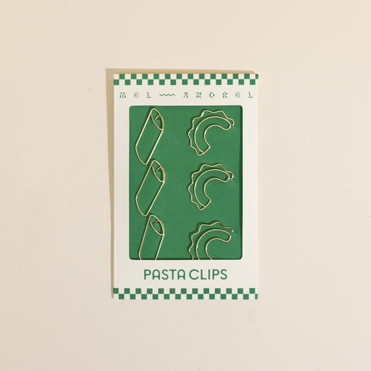 Pasta Paper Clips - Creste di Gallo + Penne