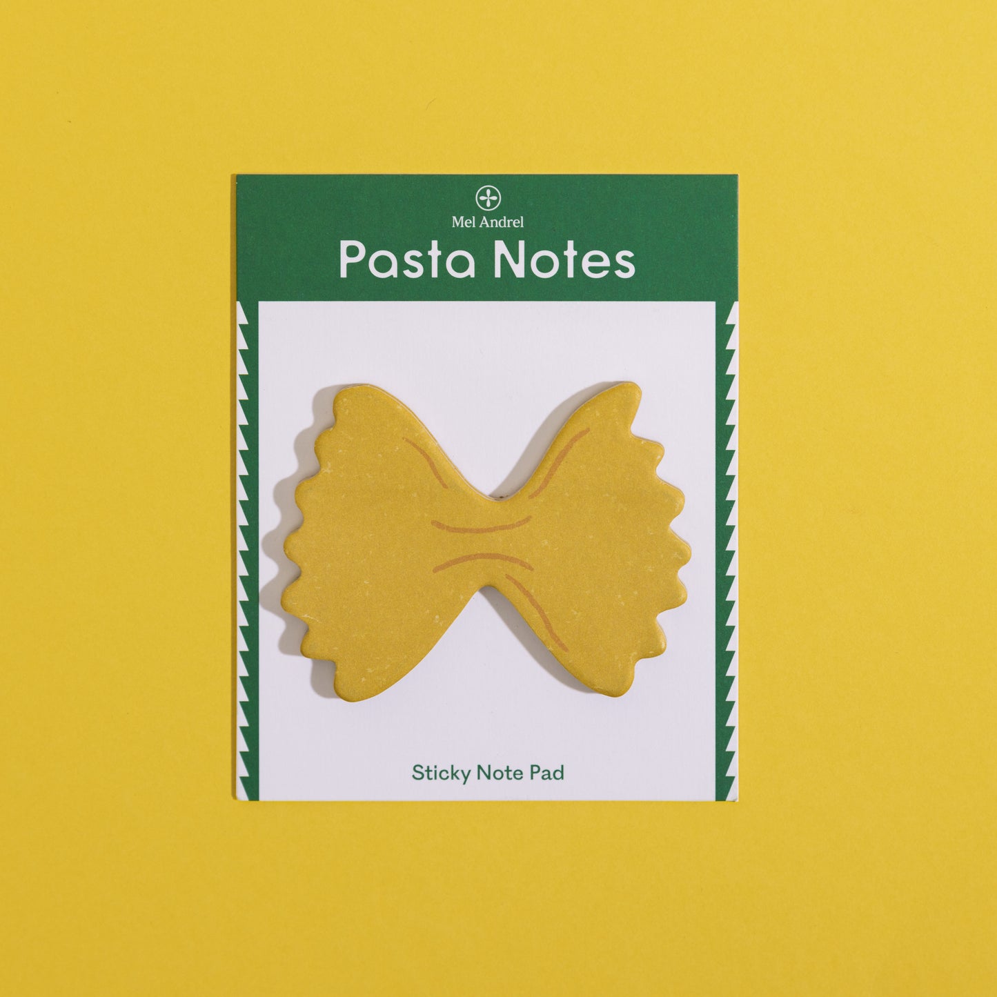 Farfalle Pasta Die-cut Sticky Notes