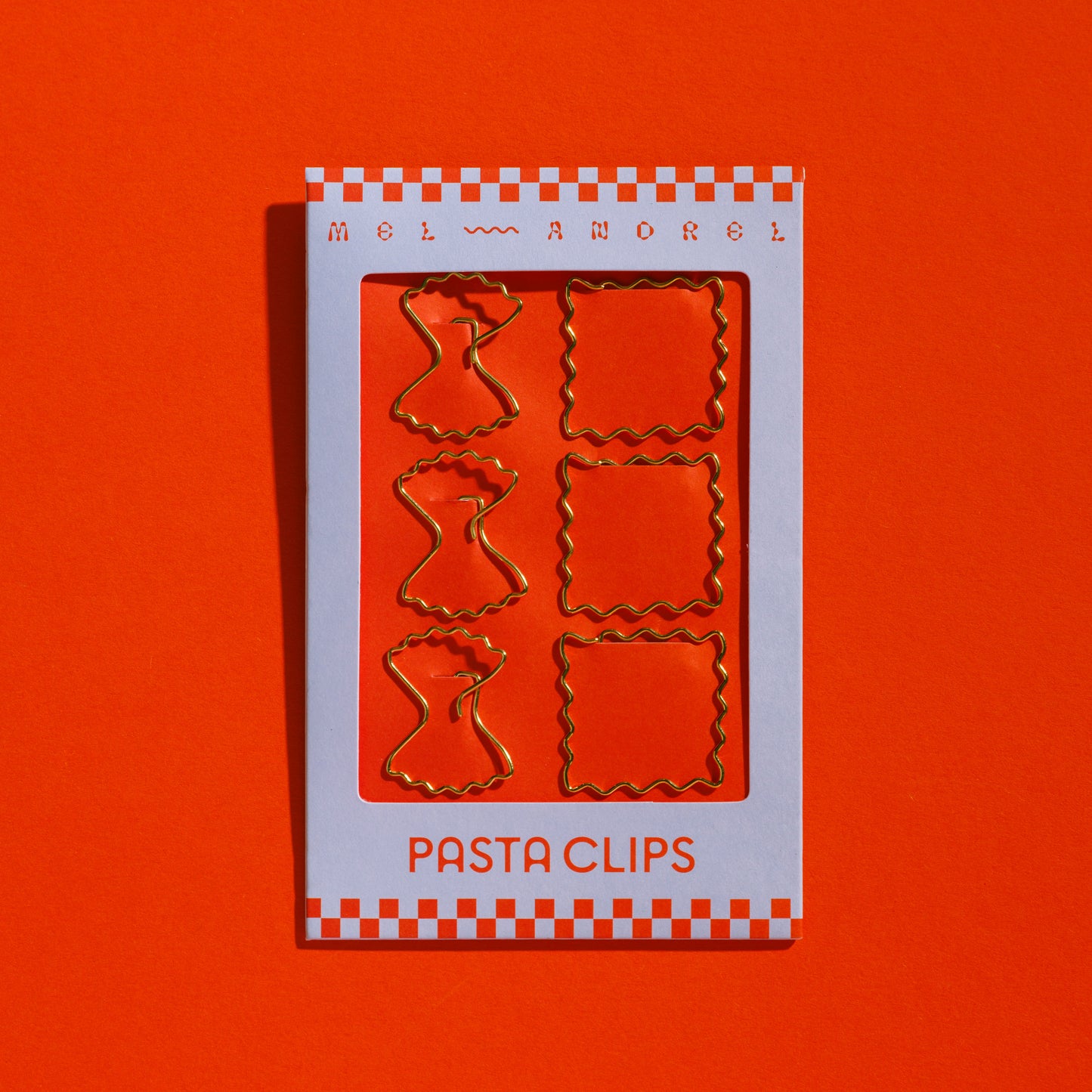 Pasta Paper Clips - Ravioli + Farfalle Preorder
