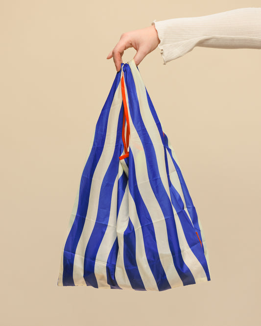 Mediterranean Stripes Reusable Shopping Bag