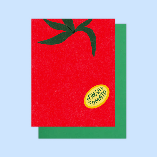 Fresh Tomato Card - All Occasion Greeting Card