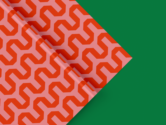 Paper Ribbons Wrapping Paper- Roll of 3 Sheets